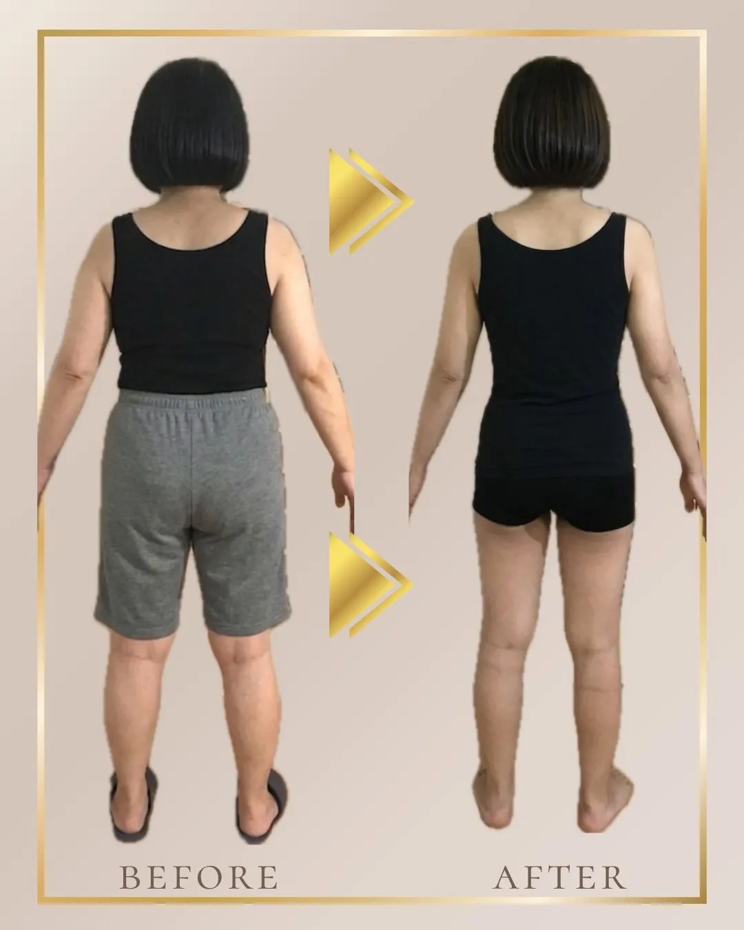 \この後ろ姿の変化、見てください!✨/