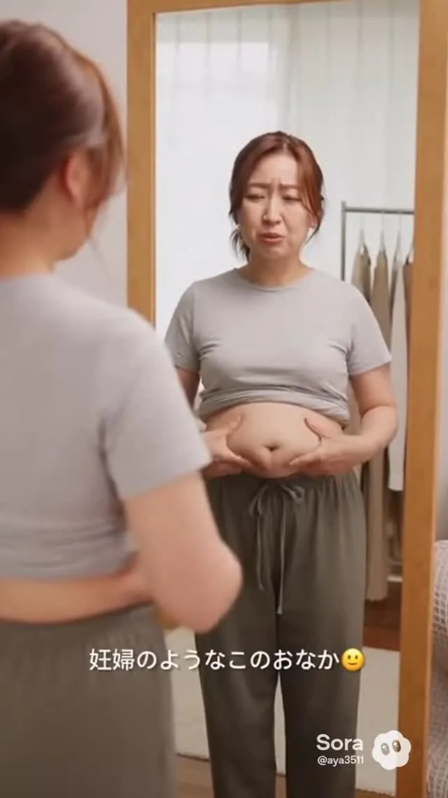 「あぁ、またお腹が…」